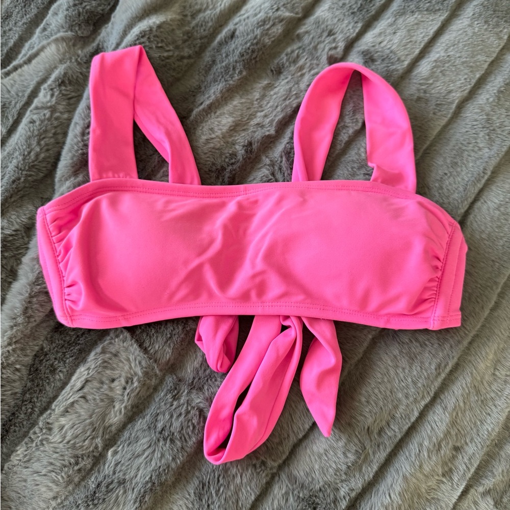 Hot pink bikini top